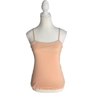 Chaser Baby Rib Cami Camisole Peach Pastel Orange
